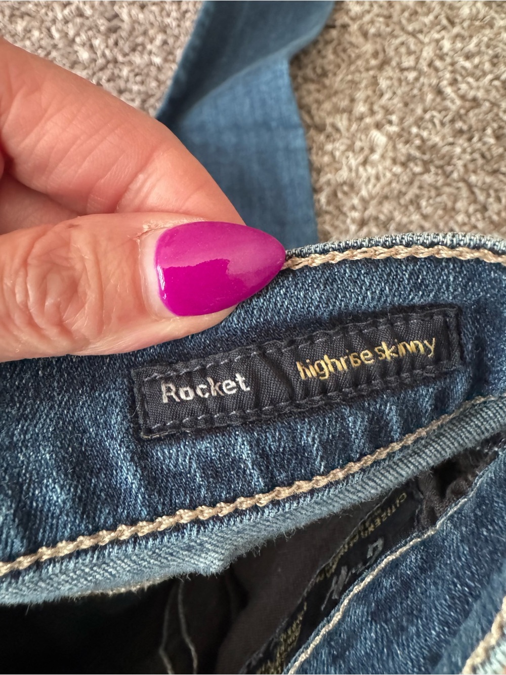 Citizens Of Humanity Rocket High Rise Skinny Jeans Medium Wash Stretch 29 - Picture 6 of 12